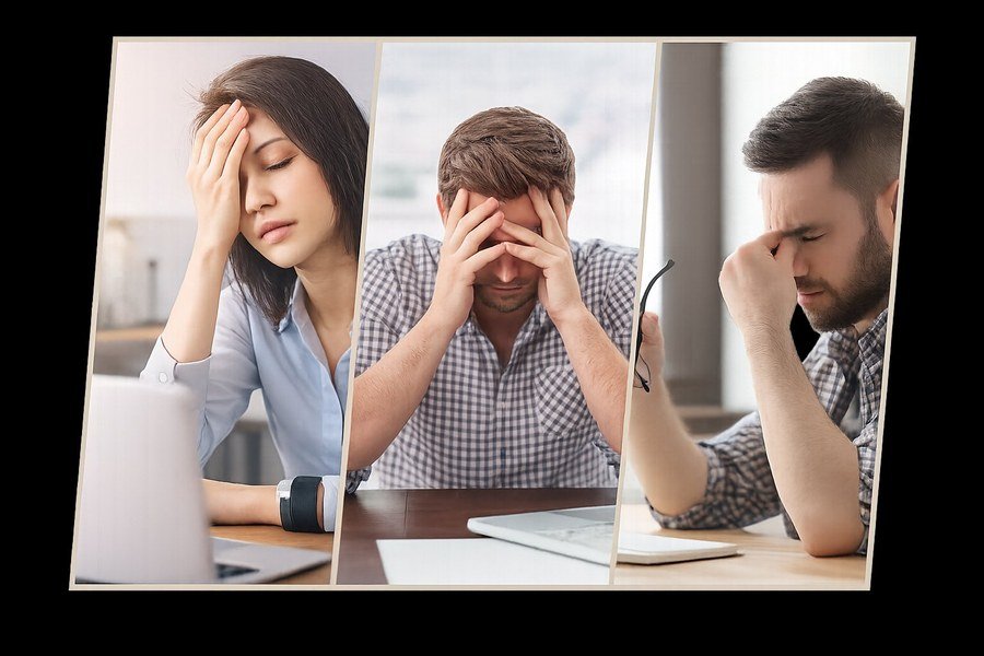 Empresários com problemas no negócio