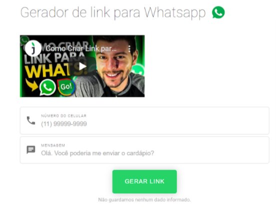 link de whatsapp para adicionar na bio para instagr